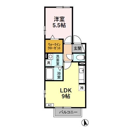 リヴェースなみき 103｜愛知県名古屋市中村区並木１丁目(賃貸アパート1LDK・1階・36.67㎡)の写真 その2