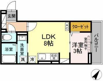 同じ建物の物件間取り写真 - ID:214055232573