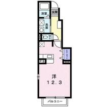 熊本県熊本市東区帯山２丁目（賃貸アパート1R・1階・32.90㎡） その2