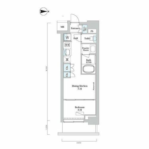 同じ建物の物件間取り写真 - ID:213103030008