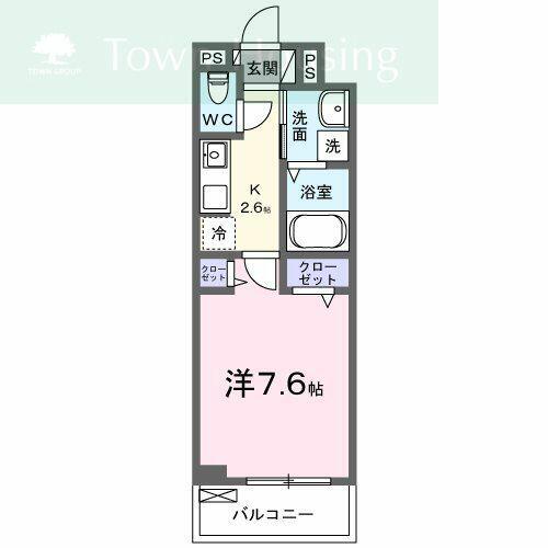 千葉県船橋市西船７丁目(賃貸アパート1K・3階・27.02㎡)の写真 その2