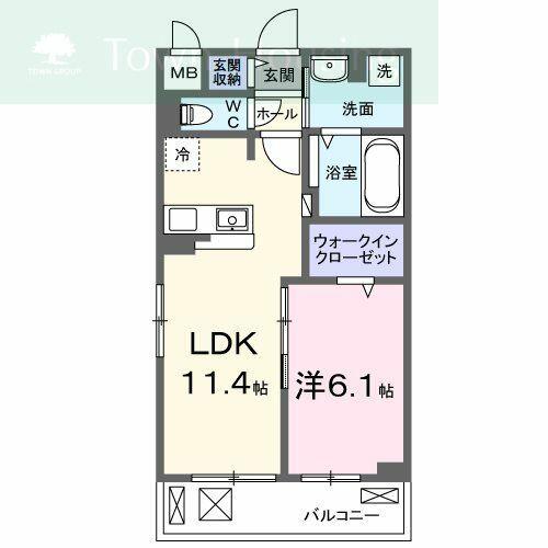 同じ建物の物件間取り写真 - ID:212042488943