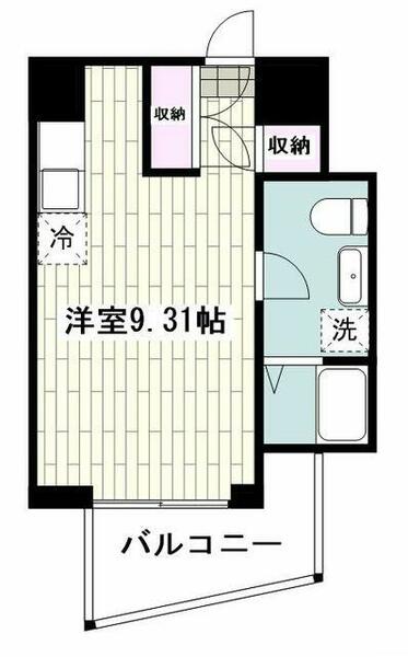 ル・パレ港南台｜神奈川県横浜市港南区港南台４丁目(賃貸マンション1R・3階・22.09㎡)の写真 その2