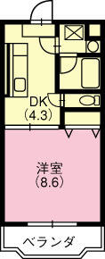 エスペランサ 103｜神奈川県秦野市今泉(賃貸マンション1DK・1階・30.35㎡)の写真 その2