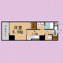 カメリア 401 ｜ 埼玉県志木市本町５丁目（賃貸マンション1K・4階・27.25㎡） その2