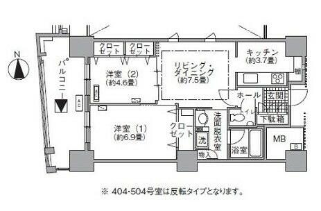 同じ建物の物件間取り写真 - ID:213109651859