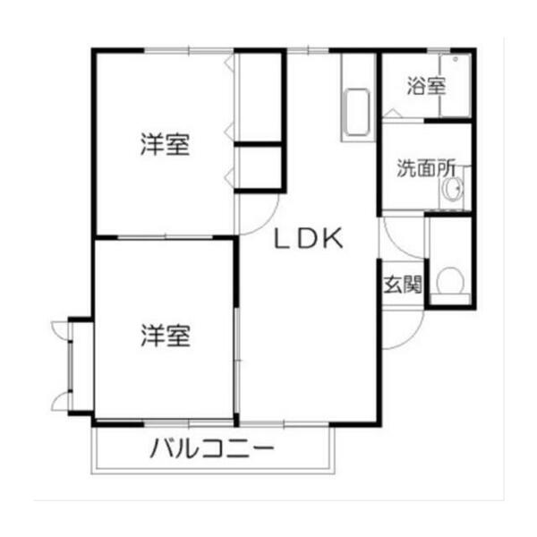 アルベーラＡ 202｜宮城県石巻市蛇田字上中埣(賃貸アパート2LDK・2階・49.85㎡)の写真 その2