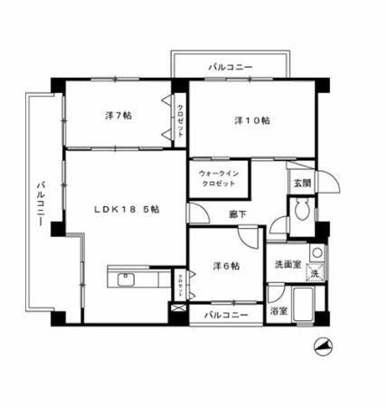 同じ建物の物件間取り写真 - ID:247000626922