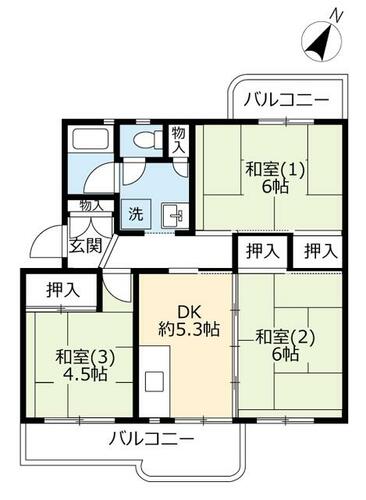 同じ建物の物件間取り写真 - ID:228048026070