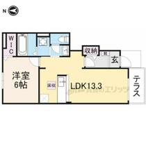 サンリット　法隆寺３ 101 ｜ 奈良県生駒郡斑鳩町法隆寺東２丁目（賃貸アパート1LDK・1階・46.83㎡） その2