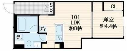 同じ建物の物件間取り写真 - ID:213102344108