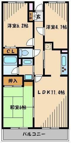 同じ建物の物件間取り写真 - ID:211046821022