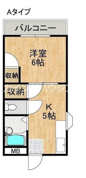 下池田町マンション｜大阪府岸和田市下池田町３丁目(賃貸マンション1K・2階・29.16㎡)の写真 その2