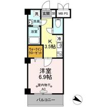 福島県郡山市大槻町字広町（賃貸マンション1K・1階・26.67㎡） その2