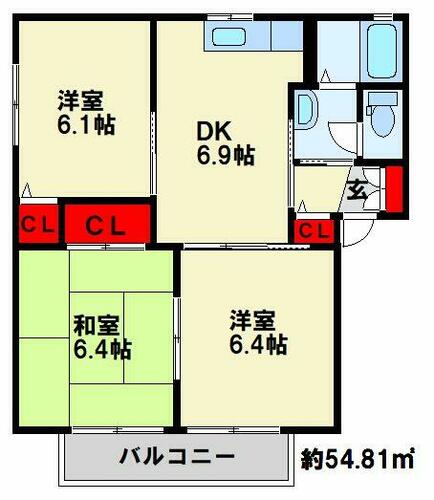 インフィオーレ芦田Ｂ_間取り_0