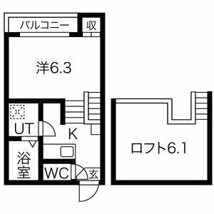 ハーモニーテラス八代町Ⅲ 201｜愛知県名古屋市北区八代町２丁目(賃貸アパート1K・2階・21.07㎡)の写真 その14