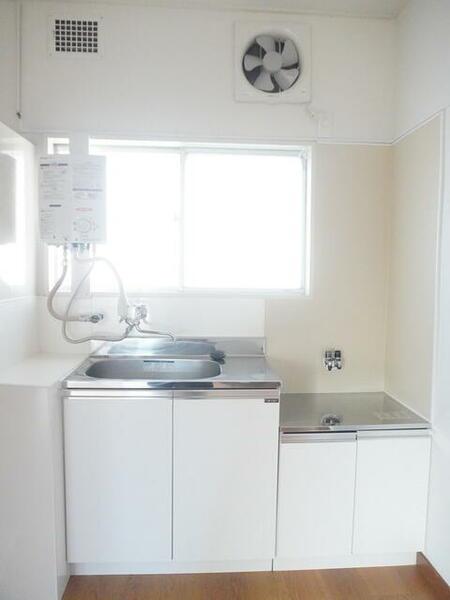 画像5:自炊派におすすめ☆ガスコンロ設置可能キッチンです♪