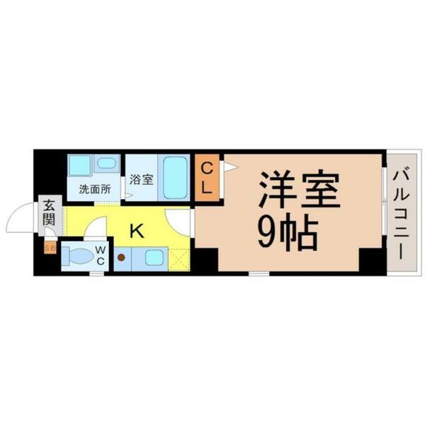 愛知県名古屋市中区栄３丁目(賃貸マンション1K・8階・27.00㎡)の写真 その2