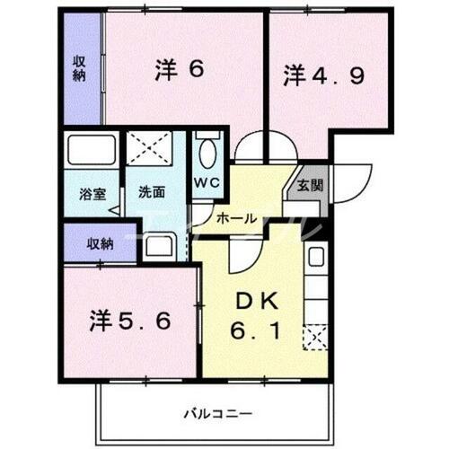 同じ建物の物件間取り写真 - ID:233017422294