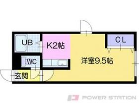 ベルヒルズ  ｜ 北海道江別市文京台（賃貸マンション1K・3階・25.50㎡） その2