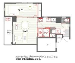 東京都新宿区西新宿５丁目（賃貸マンション1DK・13階・39.53㎡） その2