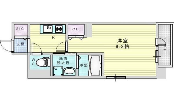 ＳＴＯＬＺ　ＫＩＳＨＩＢＥ｜大阪府吹田市岸部南１丁目(賃貸マンション1K・7階・31.10㎡)の写真 その2