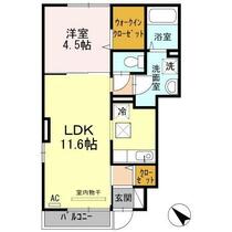 アゼリア福吉 101 ｜ 鳥取県倉吉市福吉町（賃貸アパート1LDK・1階・40.60㎡） その2