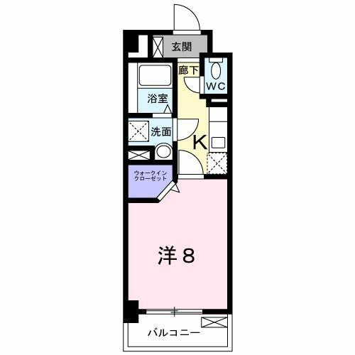 愛知県名古屋市昭和区白金１丁目(賃貸マンション1K・3階・28.60㎡)の写真 その2