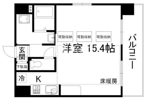 ファインエレガンスビル｜京都府京都市南区東九条西山王町(賃貸マンション1LDK・7階・36.00㎡)の写真 その2