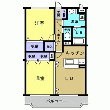 同じ建物の物件間取り写真 - ID:209005698856