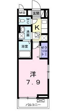 ラ　ベレッツァ 301｜広島県廿日市市串戸２丁目(賃貸アパート1K・3階・26.09㎡)の写真 その2