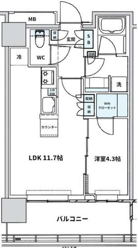 同じ建物の物件間取り写真 - ID:214054011829