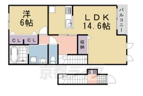 サンコート 201 ｜ 京都府南丹市園部町横田１号（賃貸アパート1LDK・2階・53.60㎡） その2