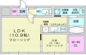 Ｌｉｖｅａｓｅｋｉｔａｍａｒｕｙａｍａ  ｜ 北海道札幌市中央区北五条西２２丁目（賃貸マンション1LDK・3階・35.58㎡） その2