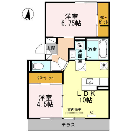 同じ建物の物件間取り写真 - ID:241004774522