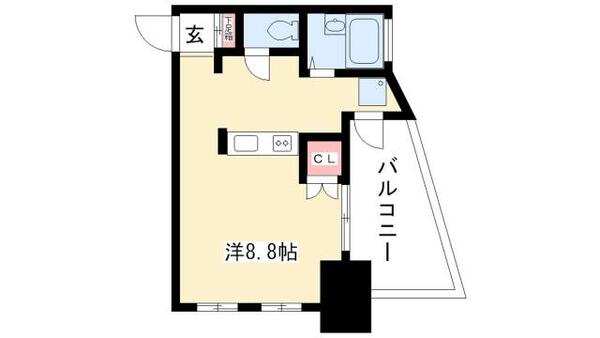 グランステージ千種 12A｜愛知県名古屋市千種区今池４丁目(賃貸マンション1K・12階・23.93㎡)の写真 その2