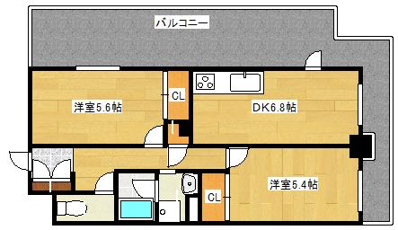 同じ建物の物件間取り写真 - ID:228048570534