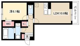 Ｄ－ｒｏｏｍ名駅　Ａ棟 201 ｜ 愛知県名古屋市中村区太閤１丁目（賃貸アパート1LDK・2階・42.93㎡） その2