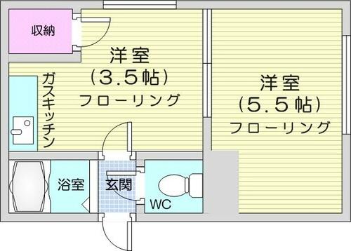 同じ建物の物件間取り写真 - ID:201021997440