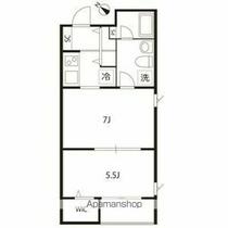 東京都墨田区八広１丁目（賃貸マンション2K・7階・35.20㎡） その2