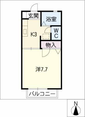 ＣｏｚｙＣｏｕｒｔ池端｜愛知県名古屋市昭和区池端町２丁目(賃貸アパート1K・2階・24.71㎡)の写真 その2