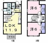 横浜市都筑区牛久保西２丁目 2階建 築21年のイメージ