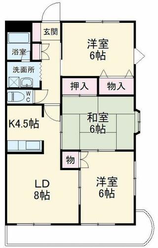 同じ建物の物件間取り写真 - ID:223032108861