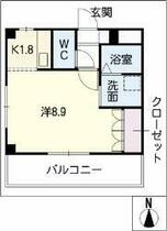 カンタービレＨＲＴ  ｜ 岐阜県関市下有知（賃貸アパート1K・2階・27.40㎡） その2