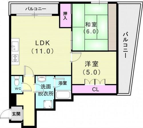 同じ建物の物件間取り写真 - ID:228049591345