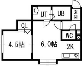 カーサ・クィント 00203 ｜ 北海道札幌市北区北三十五条西７丁目（賃貸アパート1LDK・3階・29.15㎡） その2