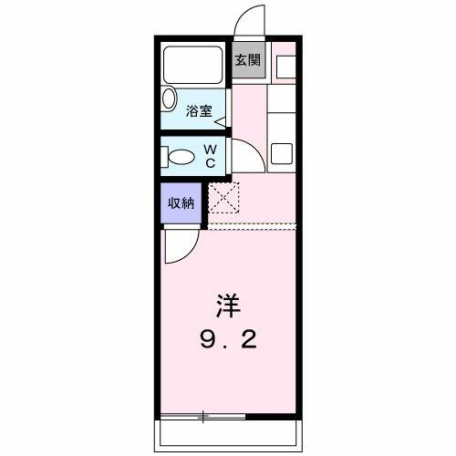 神奈川県相模原市緑区大島(賃貸アパート1R・2階・19.80㎡)の写真 その2