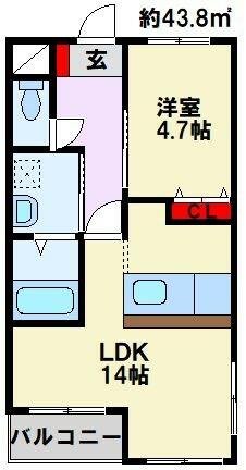 同じ建物の物件間取り写真 - ID:240027875685