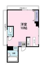 西村マンション 405 ｜ 長崎県長崎市扇町（賃貸マンション1R・4階・23.00㎡） その2