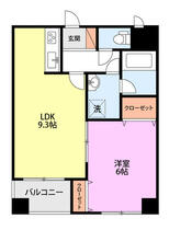 新潟県新潟市中央区米山３丁目（賃貸マンション1LDK・3階・36.40㎡） その2